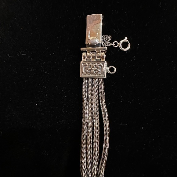 Opulenza Silver and Black Bracelet - Picture 3 of 5